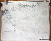 Load image into Gallery viewer, 1895 - Geo. W. Eldridge&#39;s Chart D, Massachusetts Bay and the Coast from Chatham to Gloucester - Antique Chart
