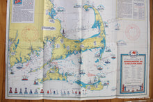 Load image into Gallery viewer, 1940s - Coastwise Cruising Guide Kennebunkport, ME. to Fall River, MA. - Antique Pictorial Map
