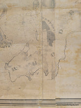 Load image into Gallery viewer, Genuine-Antique-Nautical-Chart-Rare-Chart-of-Narragansett-Bay-Surveyed-in-1832-by-Capt-Alex-S-Wadsworth-Lieut-Thos-R-Gedney-Charles-Wilkes-Jr--Geo-S-Blake-Of-the-U-S-Navy-By-order-of-the-Honr-Levi-Woodbury-Secretary-of-the-Navy-1832-Alex-S-Wadsworth-Maps-Of-Antiquity
