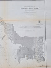 Load image into Gallery viewer, Genuine-Antique-Coast-Chart-Preliminary-Chart-of-North-Landing-River-Head-of-Currituck-Sound-1861-U-S-Coast-Survey-Maps-Of-Antiquity
