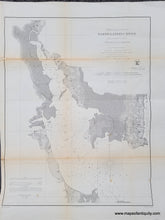 Load image into Gallery viewer, Genuine-Antique-Coast-Chart-Preliminary-Chart-of-North-Landing-River-Head-of-Currituck-Sound-1861-U-S-Coast-Survey-Maps-Of-Antiquity
