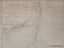 Load image into Gallery viewer, 1910 - Nantucket Sound and Eastern Approaches Massachusetts - Antique Chart
