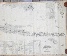 Load image into Gallery viewer, Genuine-Antique-Nautical-Chart-East-India-Archipelago---Eastern-Passages-Java-Sumatra-Celebes-Borneo--Chart-No-1-Strait-of-Sunda-1876-Imray--Son-Maps-Of-Antiquity
