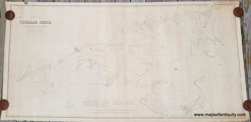 Genuine-Antique-Nautical-Chart-Chart-of-Vineyard-Sound-from-Chatham-Lights-to-Gay-Head-1854-George-Eldridge-Nantucket-Monomoy-Martha's-Vineyard-Woods-Hole-Elizabeth-Islands-sailing-rare-early-chart-Maps-Of-Antiquity