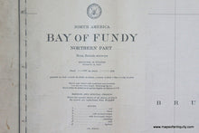 Load image into Gallery viewer, Genuine-Antique-Nautical-Chart-Bay of Fundy-1930--Maps-Of-Antiquity
