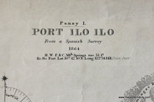 Load image into Gallery viewer, Genuine-Antique-Nautical-Chart-Port-Ilo-Ilo--1864-J-&amp;-C-Walker--Maps-Of-Antiquity
