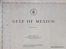 Load image into Gallery viewer, Genuine-Antique-Nautical-Chart-Gulf-of-Mexico--1905-U-S-Coast-and-Geodetic-Survey--Maps-Of-Antiquity
