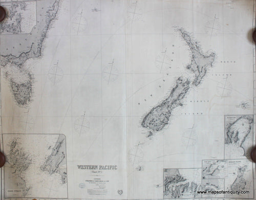 Genuine-Antique-Nautical-Chart-Western-Pacific--1872-James-Imray-&-Son--Maps-Of-Antiquity