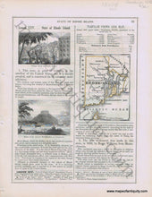 Load image into Gallery viewer, 1848 - State of Connecticut, verso State of Rhode Island - Antique Map

