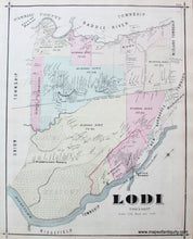 Load image into Gallery viewer, 1876 - Lodi, Woodridge and Lodi Township (NJ) - Antique Map
