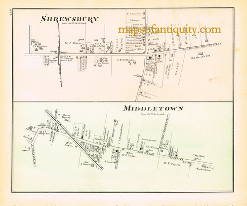 Antique-Map-Shrewsbury-N.J.-and-Middletown-N.J.