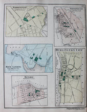 Load image into Gallery viewer, 1872 - Topographical Map of Salem County, New Jersey - Antique Map
