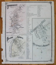 Load image into Gallery viewer, Woodstown-Penns-Grove-Quinton&#39;s-Bridge-New-Jersey-NJ-Antique-Map-1876-Everts-Stewart-Maps-of-Antiquity-1870s-1800s-19th-century
