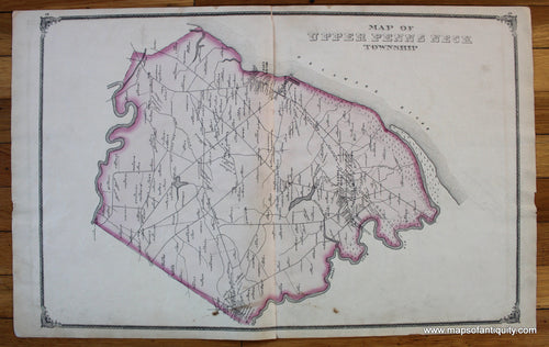 Map-of-Upper-Penns-Neck-verso:-Map-of-Quinton-Township