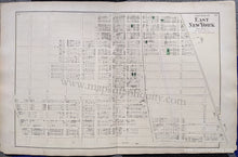 Load image into Gallery viewer, Antique-Hand-Colored-Map-Double-sided-sheet---Centerfold-Portion-of-East-New-York-New-York;-verso-Flatlands-/-Unionville-Guntherville-Gravesend-Flatlands-New-Utrecht-United-States-Northeast-1873-Beers-Maps-Of-Antiquity
