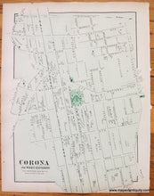 Load image into Gallery viewer, 1873 - Ravenswood, New York, verso Newtown and Corona or West Flushing (NY) - Antique Map
