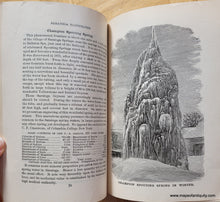 Load image into Gallery viewer, Genuine-Antique-Book-with-Maps-Saratoga-Illustrated:-The-Visitor&#39;s-Guide-of-Saratoga-Springs.-1888-Taintor-Brothers-Co.-Maps-Of-Antiquity
