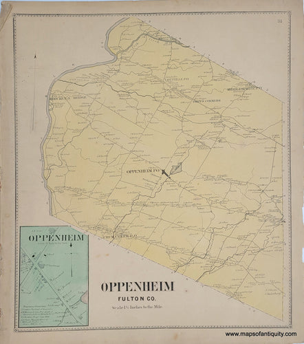 Genuine-Antique-Map-Oppenheim-New-York--1868-B-Nichols-Maps-Of-Antiquity