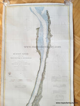 Load image into Gallery viewer, Hand-Colored-Antique-Coastal-Chart-Hudson-River-Sheet-No.-1-from-New-York-to-Haverstraw-**********-United-States-Northeast-1863-U.S.-Coast-Survey-Maps-Of-Antiquity
