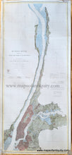 Load image into Gallery viewer, Hand-Colored-Antique-Coastal-Chart-Hudson-River-Sheet-No.-1-from-New-York-to-Haverstraw-**********-United-States-Northeast-1863-U.S.-Coast-Survey-Maps-Of-Antiquity
