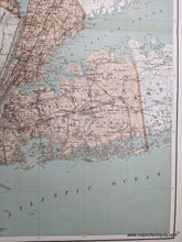 Load image into Gallery viewer, 1895 - New York, Kings, Queens, Richmond, Rockland, Westchester and Putnam Counties - Antique Map
