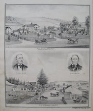 Load image into Gallery viewer, 1876 - Map of Chenango Township and Fenton Township  (NY) - Antique Map
