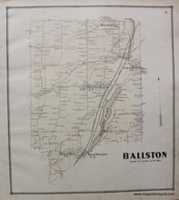 Load image into Gallery viewer, Hand-Colored-Engraved-Antique-Map-Ballston-Ballston-Spa-New-York-United-States-Northeast-1866-Stone-and-Stewart-Maps-Of-Antiquity
