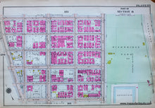Load image into Gallery viewer, 1916 - New York City Upper Manhattan Fort Washington Park - Antique Map
