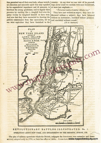 Antique-Uncolored-Map-Plan-of-New-York-Island-and-part-of-Long-Island-Shewing-the-Position-of-the-American-and-British-Armies-before-at-and-after-the-Engagement-on-the-Heights-August-27th-1776--United-States-Mid-Atlantic-1839-The-Family-Magazine-Maps-Of-Antiquity