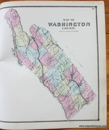 Antique-Map-Town-Towns-NY-Washington-Co.-New-Topographical-Atlas-of-Washington-County-New-York-by-Stone-and-Stewart-1866-1860s-1800s-Mid-Late-19th-Century-Maps-of-Antiquity-