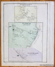 Load image into Gallery viewer, 1875 - Kingston, Eddyville, Dutch Settlement, Flatbush, Stony Hollow (NY) - Antique Map
