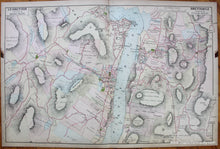 Load image into Gallery viewer, Genuine-Antique-Map-Section-12-Portions-of-Orange-and-Putnam-Counties-New-York--1891-Beers-/-Watson-Maps-Of-Antiquity-1800s-19th-century
