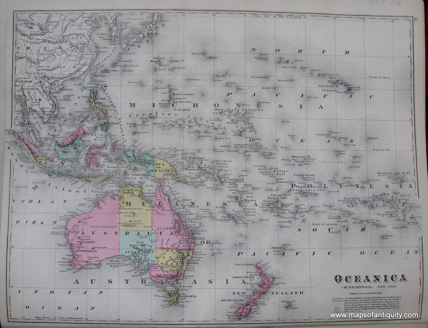 Antique-Map-Oceanica