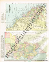 Load image into Gallery viewer, Antique-Printed-Color-Map-New-South-Wales-(Eastern-Section)-verso:-Queensland-and-Victoria-Australia-&amp;-Pacific--1900-Cram-Maps-Of-Antiquity
