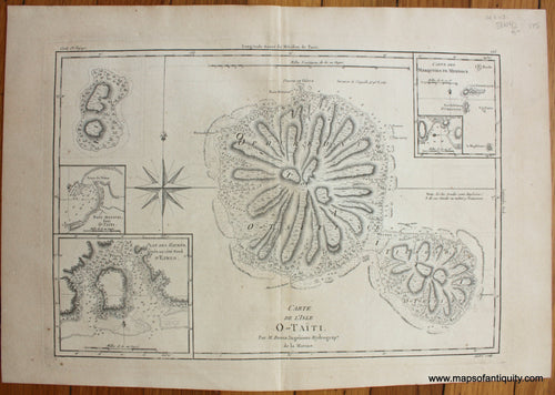 Antique-Map-Tahiti-Taiti-Bonne-1787-Capt-Cook