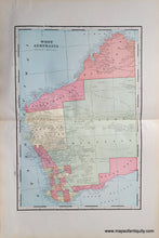 Load image into Gallery viewer, Genuine-Antique-Map-West-Australia-Versos-Borneo;-Map-of-New-Guinea-1903-Cram-Maps-Of-Antiquity
