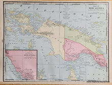 Load image into Gallery viewer, Genuine-Antique-Map-West-Australia-Versos-Borneo;-Map-of-New-Guinea-1903-Cram-Maps-Of-Antiquity
