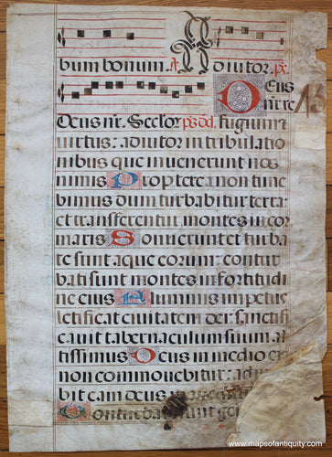 Hand-Painted-Antique-Sheet-Music-Antique-Text-with-Sheet-Music-and-Stitching-******-Antique-Prints-Antique-Sheet-Music-Middle-Ages-Unknown-Maps-Of-Antiquity