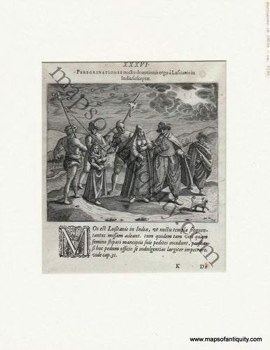Antique-Black-and-White-Engraved-Illustration-Peregrinationes-noctu-deuotionis-ergo-a-Lufitanis-in-Indiafufceptae-Antique-Prints-Historical-Prints-c.-1590-1600-Theodor-De-Bry-Maps-Of-Antiquity