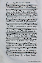 Load image into Gallery viewer, mid-1700s - Antique Sheet Music  Sept. Sabbato Quatuor Temporum pgs 97-98 - Antique
