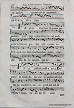Load image into Gallery viewer, mid-1700s - Antique Sheet Music  Sept. Sabbato Quatuor Temporum pgs 99-100 - Antique
