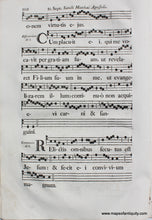 Load image into Gallery viewer, mid-1700s - Antique Sheet Music  Sept. Sancti Matthaei Apostoli pgs 109-110 - Antique
