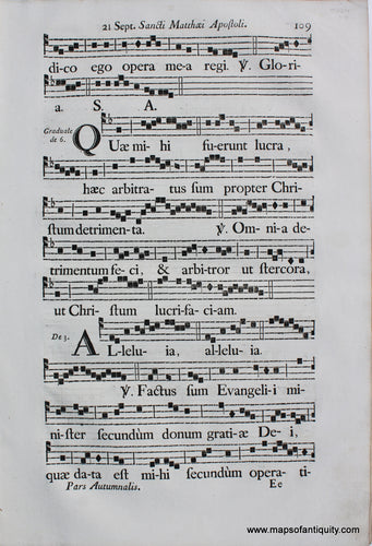 Antique-Sheet-Music-Woodblock-Printed-mid-18th-century