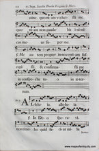 Load image into Gallery viewer, mid-1700s - Antique Sheet Music  Sept. Sanctae Theclae Virginis &amp; Mart. pgs 111-112 - Antique
