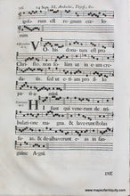Load image into Gallery viewer, mid-1700s - Antique Sheet Music  Sept. SS. Andochii Thyrsi, &amp;c. pgs 115-116 - Antique
