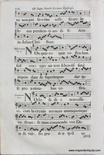 Load image into Gallery viewer, mid-1700s - Antique Sheet Music  Sept. Sancti Cerauni Episcopi - Antique
