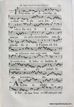 Load image into Gallery viewer, Antique-Sheet-Music-Woodblock-Printed-mid-18th-century-Feast-of-Saint-Cerauni
