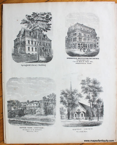 Antique-Black-and-White-Print-Buildings-in-Hampden-County-1870-Beers-Ellis-and-Soule-Hampden-County-1800s-19th-century-Maps-of-Antiquity