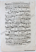 Load image into Gallery viewer, mid-1700s - Antique Sheet Music - In Natali plurium Martyrum viij-vij - Antique
