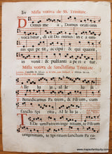 Load image into Gallery viewer, Antique-Sheet-Music-on-Paper-Antique-Sheet-Music-Missa-votiva-de-Sactissima-Trinitate-c.-16th-century-Unknown-Antique-Sheet-Music-1500s-16th-century-Maps-of-Antiquity
